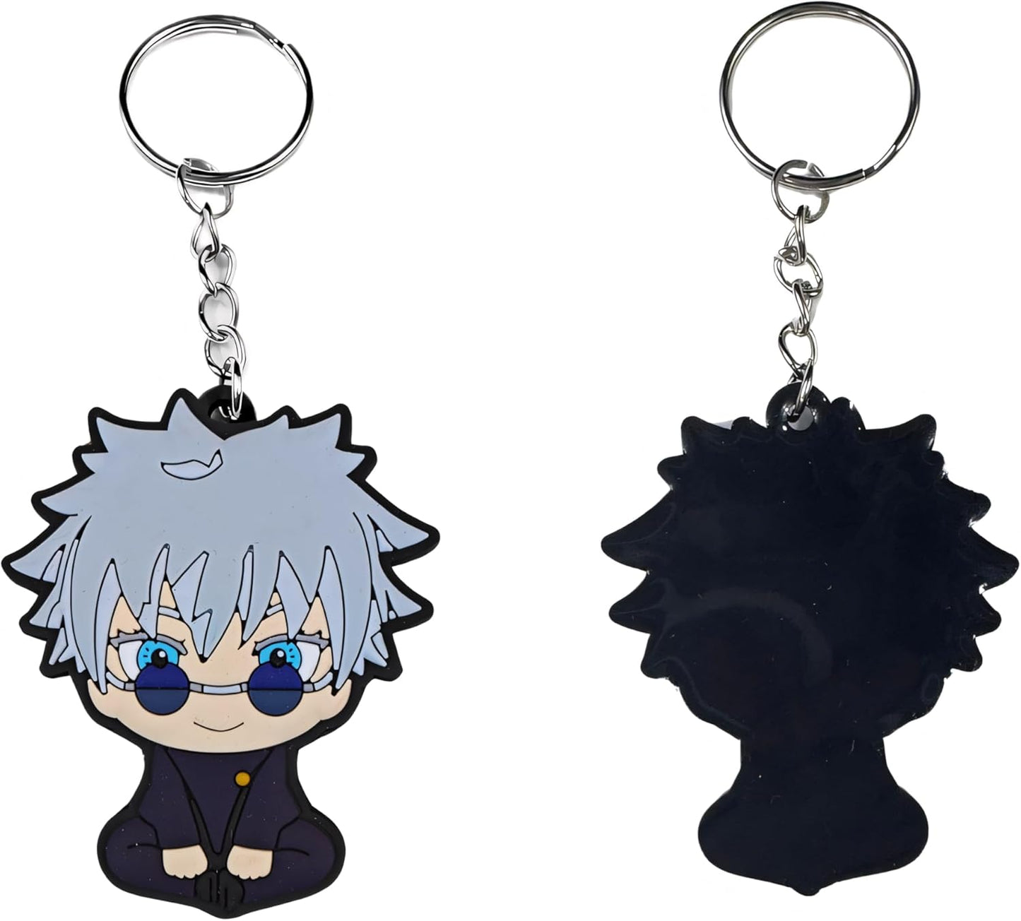 Chibi Anime Gojo Keychain Fun - Takeshii Anime - JJK - SATORU