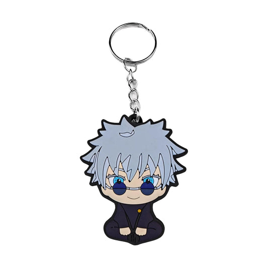 Chibi Anime Gojo Keychain Fun - Takeshii Anime - JJK - SATORU