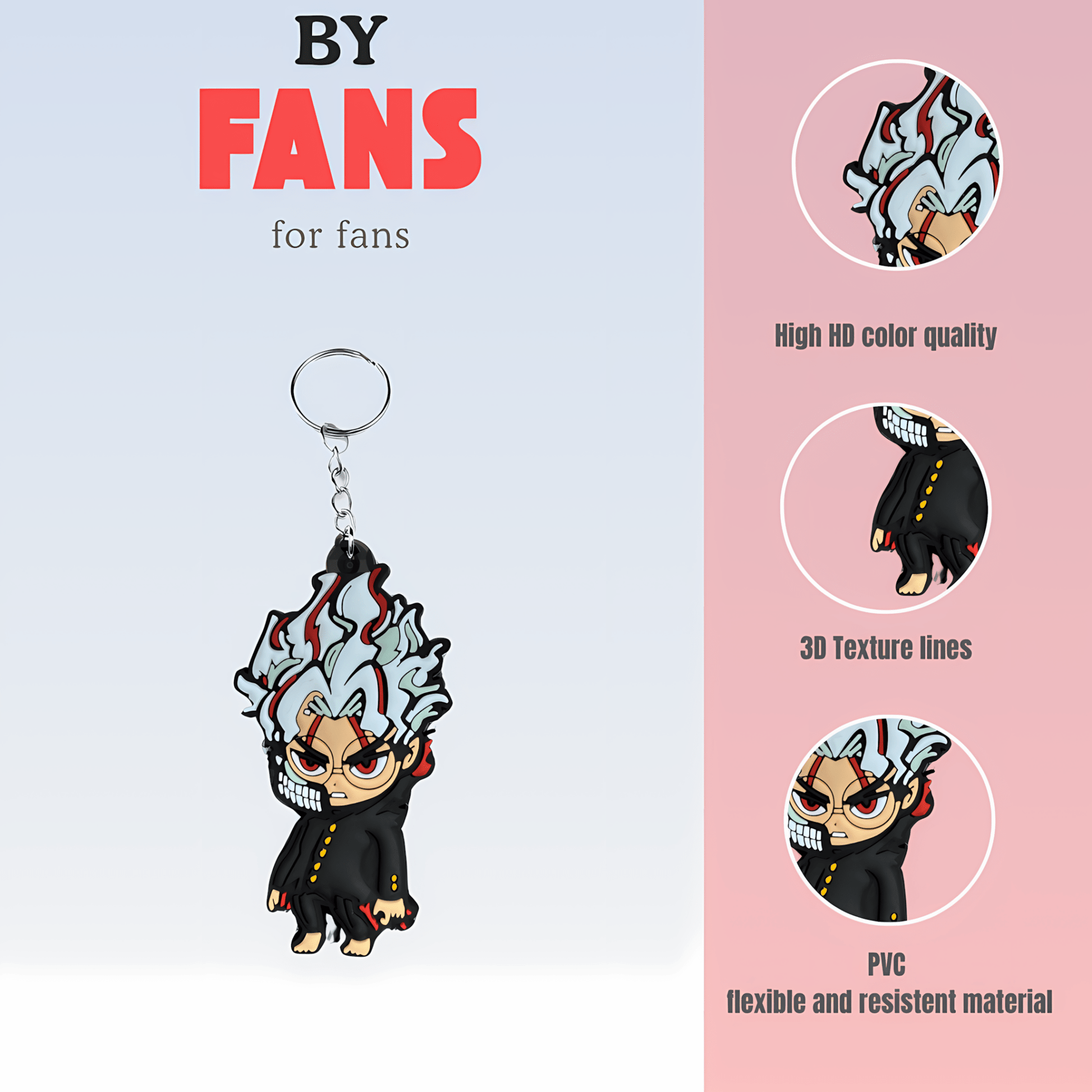 DanDaDan Okarun Yokai Form keychain - Takeshii Anime - DDD - OKARUN