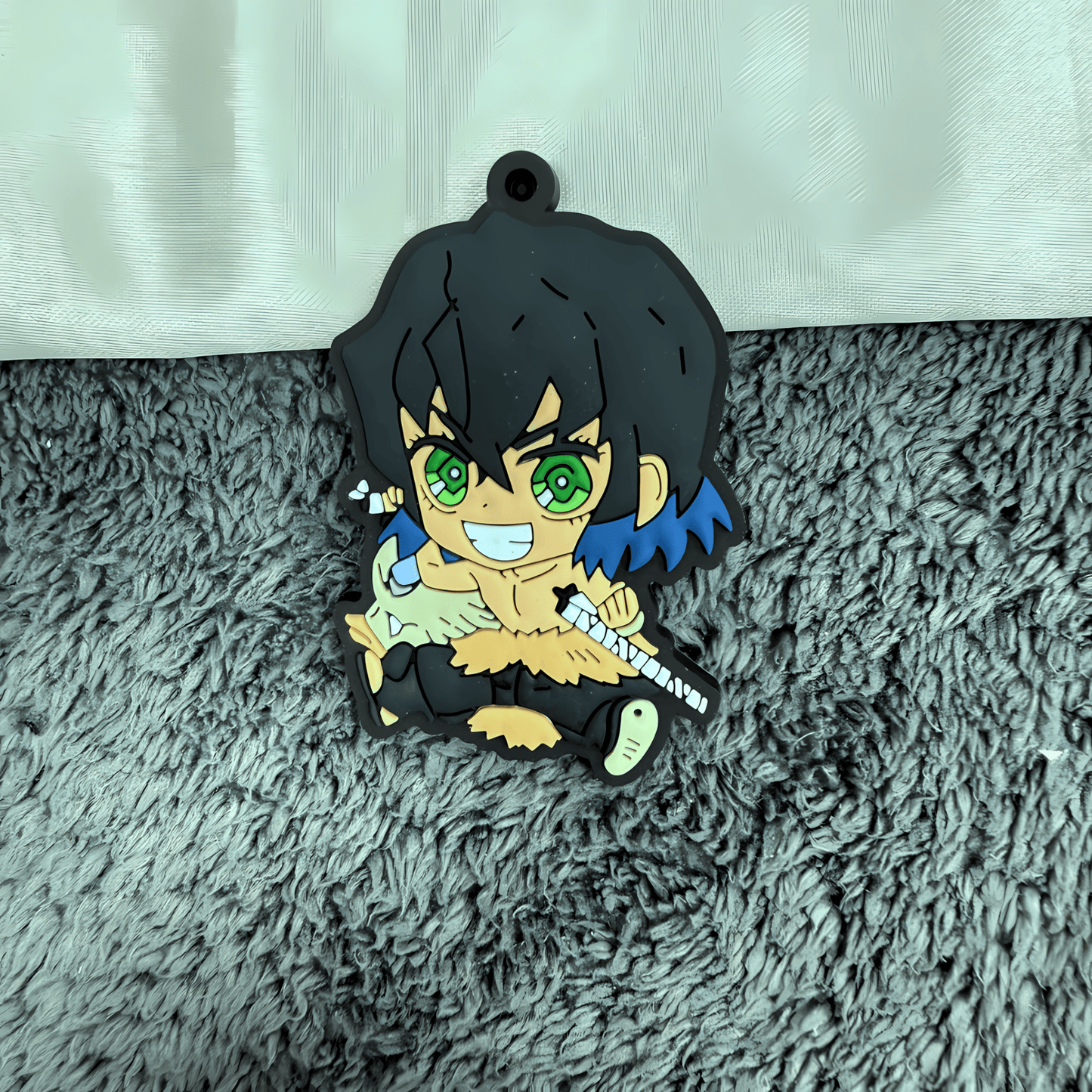 Demon Slayer Inosuke Chibi Keychain - Takeshii Anime - DS - INOSUKE