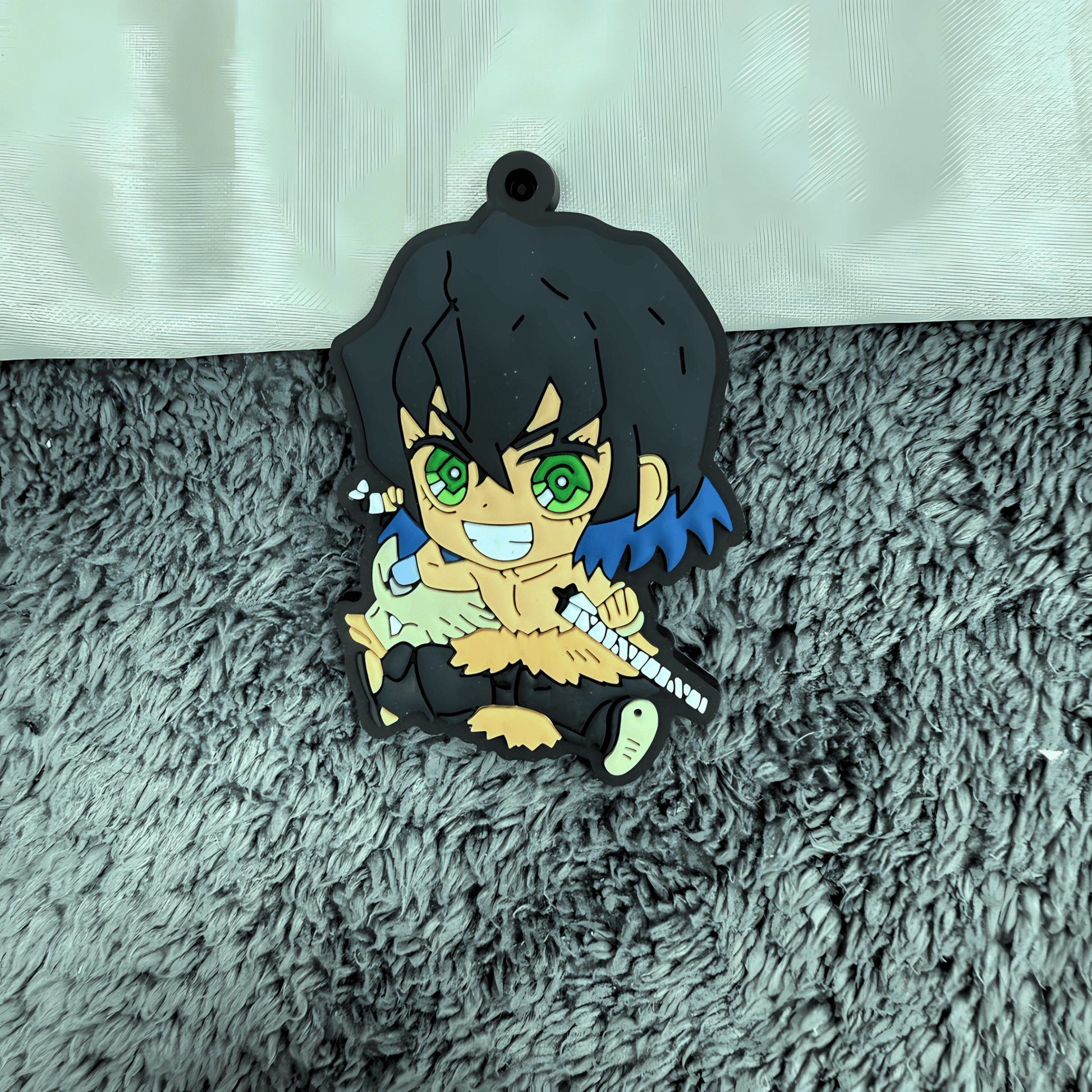 Demon Slayer Inosuke Chibi Keychain - Takeshii Anime - DS - INOSUKE
