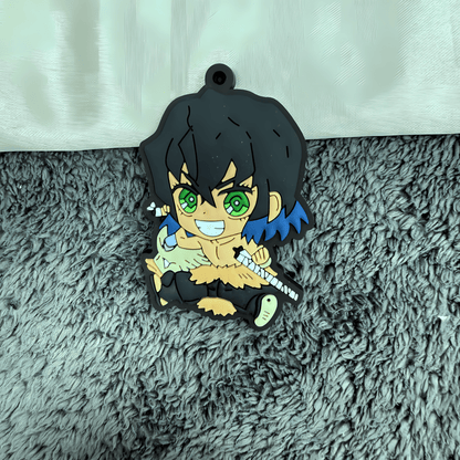 Demon Slayer Inosuke Chibi Keychain - Takeshii Anime - DS - INOSUKE