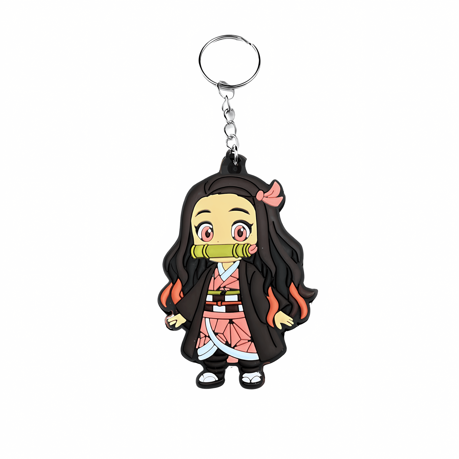 Demon Slayer Nezuko Chibi Keychain - Takeshii Anime - DS - NEZUKO