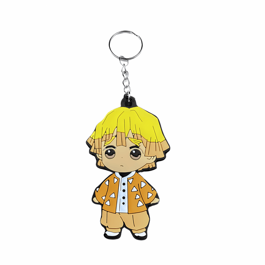 Demon Slayer Zenitsu Chibi Keychain - Takeshii Anime - DS - ZENITSU