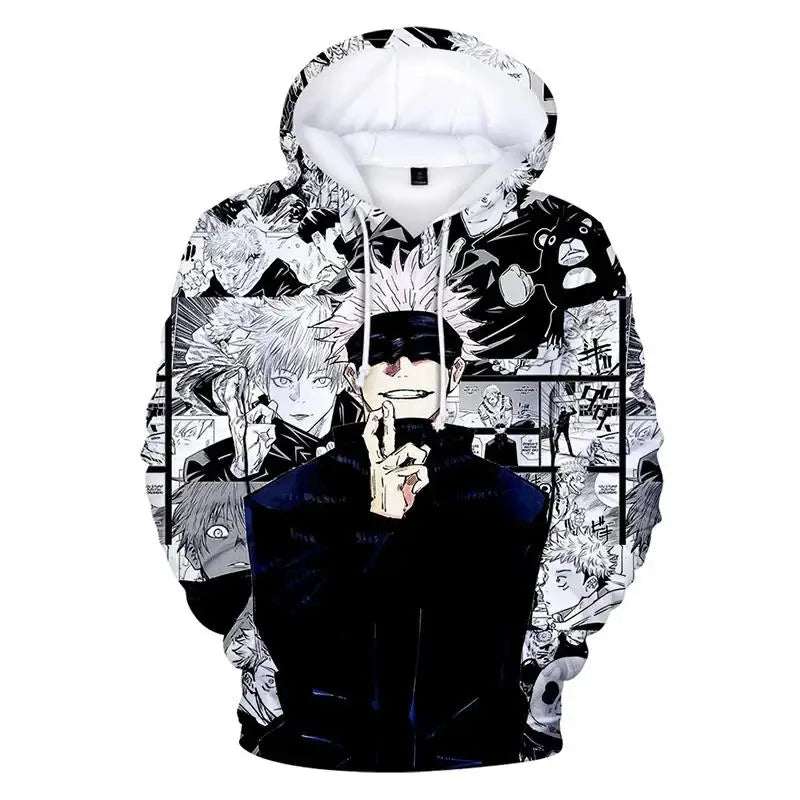 Satoru Gojo Hoodie Manga Jujustu Kaisen