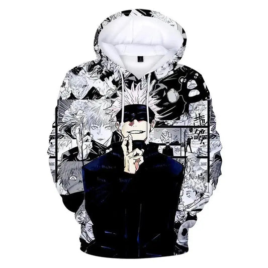 Satoru Gojo Hoodie Manga Jujustu Kaisen