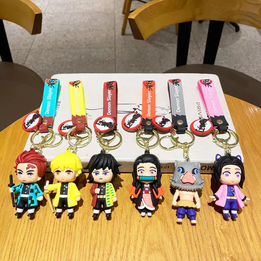 Demon Slayer Keychains PVC Kimetsu No Yaiba Manga
