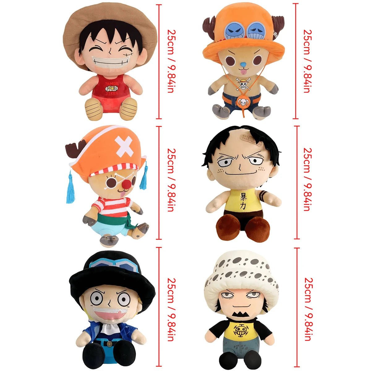 One Piece Plush Collection - Takeshii Anime - 